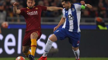 AS Roma se impuso 2-1 a FC Porto en la ida de los octavos de final