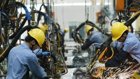 HAIKOU, CHINA - linea de ensamble