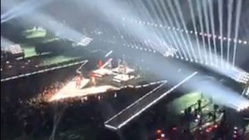 Un momento del show del medio tiempo del Super Bowl LIII en Atlanta.