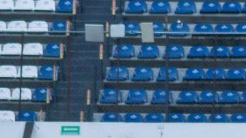 La tribuna del Estadio Azteca durante el pasado Cruz Azul vs. Xolos de Tijuana.