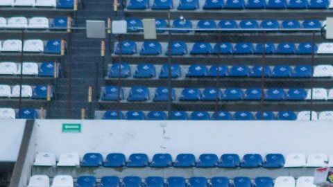 La tribuna del Estadio Azteca durante el pasado Cruz Azul vs. Xolos de Tijuana.