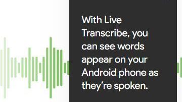 live transcription