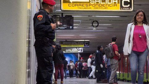 Metro en la Ciudad de México.