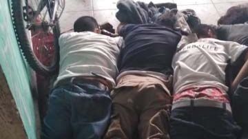 Los muertos estaban bocaabajo en una vivienda en construcción,