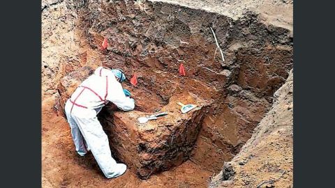 Los cinco miembros asesinados de la familia  Pimentel fueron encontrados en una fosa en Nahuizalco el 7 de febrero.