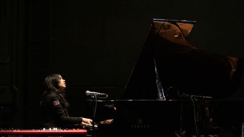 Alexa Rivera durante su presentación en el Baryshnikov Arts Center, de Manhattan.