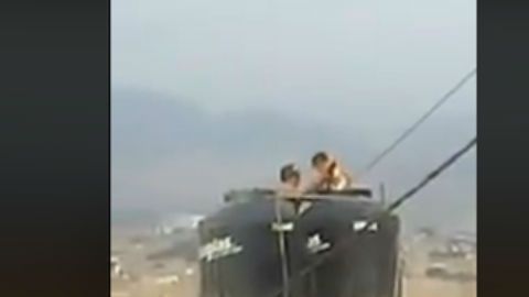 Las menores fueron rescatadas.