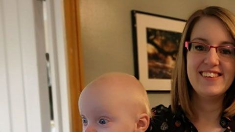 Los niños gemelos de Stephanie Elderton.