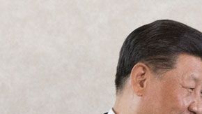 El presidente de China, Xi Jinping, y el presidente de Italia, Sergio Mattarella.