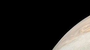 Imagen procesada de Kevin M. Gill a partir de tres fotos de Júpiter.