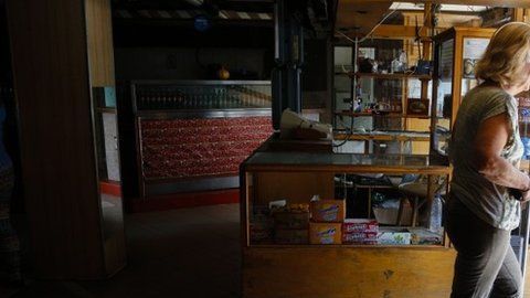 Venezolanos sin luz.