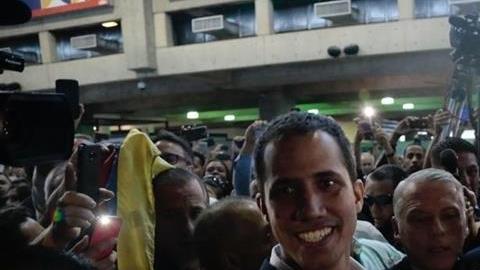 Juan Guadió, presidente encargado de Venezuela.