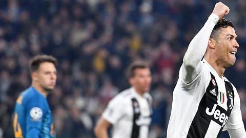 Juventus derrotó 3-0 al Atlético de Madrid, con tres goles de Cristiano Ronaldo