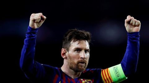 Lionel Messi colaboró con un doblete en el triunfo 5-1 del Barcelona sobre el Lyon