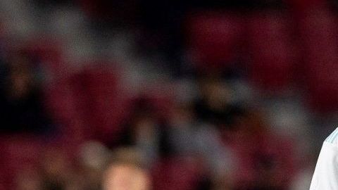 El delantero de Argentina Lionel Messi tras perder con Venezuela en Madrid.