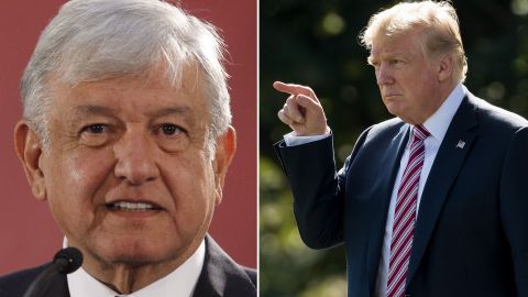 Andrés Manuel López Obrador y Donald Trump.