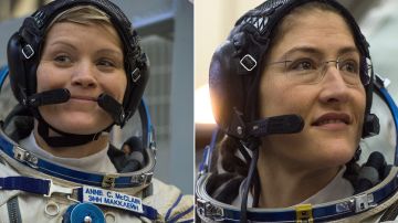 Estaba previsto que las astronautas Anne McClain y Christina Koch llevaran a cabo una caminata espacial este viernes.