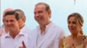 Enrique Peña Nieto en una boda en Acapulco.