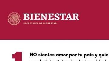 La Secretaría de Bienestar publicó el tuit el domingo.