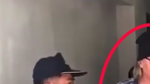 Danny Pope en el momento del arresto.