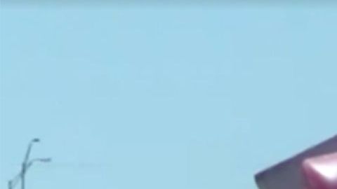 El camión en Amarillo, Texas.