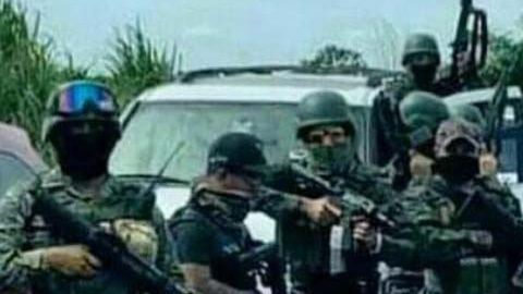 Supuestos sicarios del cartel de Sinaloa.
