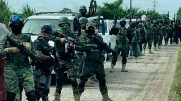 Supuestos sicarios del cartel de Sinaloa.