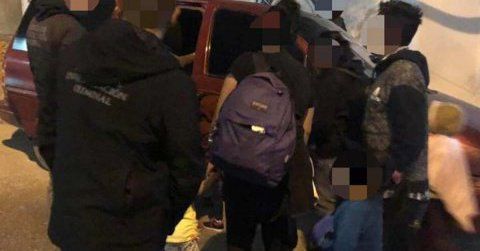 Migrantes rescatados en México.