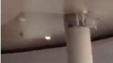 Veinte de los evacuados tuvieron que ser hospitalizados con fracturas y cortadas.