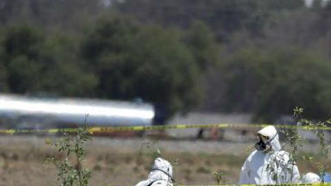 Cuerpos en zona del huachicol en Amozoc, Puebla