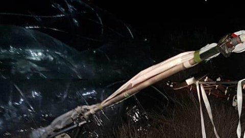 Así luce el artefacto de la empresa Loon que aterrizó en BCS.