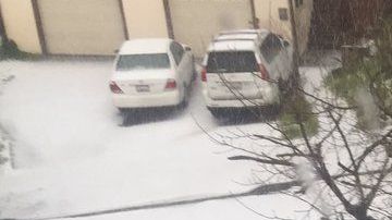La granizada en San José.