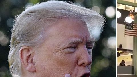 El presidente Trump reaccionó a un video publicado en 2017.