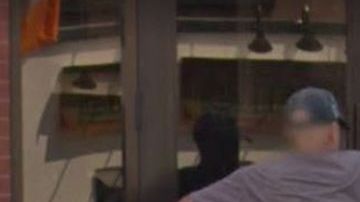 La caída de las escaleras.