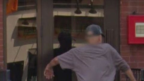 La caída de las escaleras.