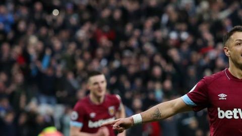 Javier "Chicharito" Hernández hizo dos goles y le dio el triunfo al West Ham