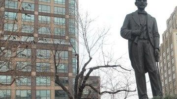 Estatua al prócer quisqueyano Juan Pablo Duarte en Manhattan