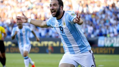 Gonzalo Higuaín disputó tres copas del mundo con la selección de Argentina