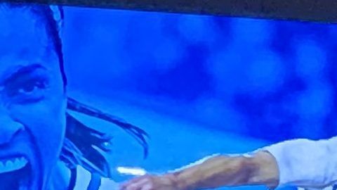 Carlo Lloyd entre Ana Jurka y Andrés Cantor.