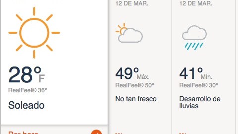 Hoy la temperatura en la Ciudad de los Vientos tendrá un promedio de 49 ºF .