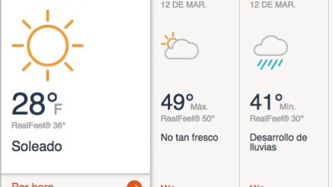 Hoy la temperatura en la Ciudad de los Vientos tendrá un promedio de 49 ºF .