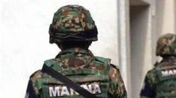 Elementos de la Marina mexicana.