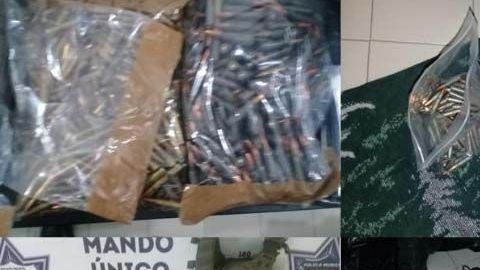 Parte del material decomisado en Guanajuato.