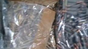 Parte del material decomisado en Guanajuato.