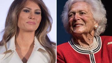 La primera dama Melania Trump recibió una carta de bienvenida de la exprimera dama Bárbara Bush.