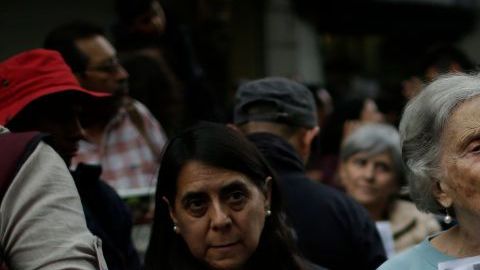 Una manifestación pide terminar la violencia contra periodistas en México.