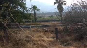 La policía acordonó la zona del accidente.