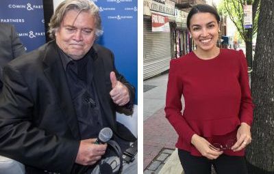 Bannon se refirió a Ocasio-Cortez como una "política ciudadana".