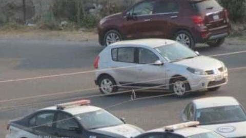 Elementos de la policía estatal de Puebla se personaron a la escena.