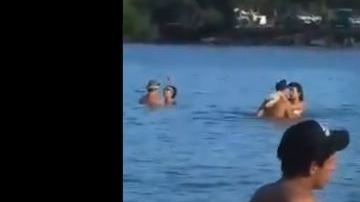 Los movimientos de la mujer fue lo que despertó la sospecha.